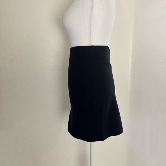 Alberto Makali Black Mini Skirt with Faux Leather Detail | Size S - Picture 5 of 6
